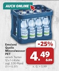 Mineralwasser PET Angebote von Emsland Quelle bei combi Melle für 4,49 €