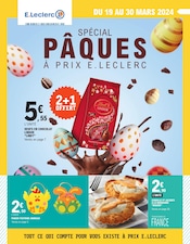 Catalogue Supermarchés E.Leclerc en cours à Le Grand-Quevilly et alentours, "Spécial Pâques à prix E.Leclerc", 72 pages, 19/03/2024 - 30/03/2024