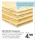 Aktuelles OSB 3 EN 300-Verlegeplatte Angebot bei Hellweg in Dortmund ab 4,99 €