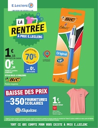 Catalogue Supermarchés E.Leclerc en cours à Graulhet et alentours, La rentrée à prix E. Leclerc, 52 pages, 30/07/2024 - 07/09/2024