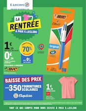 Prospectus E.Leclerc à Épinay-sur-Seine, "La rentrée à prix E. Leclerc", 52 pages de promos valables du 30/07/2024 au 07/09/2024