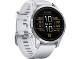 Aktuelles EPIX PRO GEN 2 (42MM) Smartwatch Silikon, 108-182 mm, Steinweiss/Silber Angebot bei MediaMarkt Saturn in Bielefeld ab 649,00 €