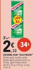 Chewing-gum - HOLLYWOOD en promo chez E.Leclerc Chewing-gum - HOLLYWOOD dans le catalogue E.Leclerc