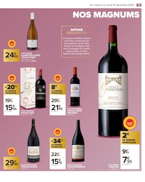 Prix et réduction Vacqueyras dans le prospectus Carrefour en cours Offre Vacqueyras dans le catalogue Carrefour du moment à la page 9