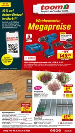 toom Baumarkt Baumärkte Prospekt der aktuellen Woche mit 18 Seiten, gültig von 25.10.2025 bis 31.10.2025, in Herrnschwende und Umgebung Aktueller toom Baumarkt Baumärkte Prospekt in Herrnschwende und Umgebung, "Respekt, wer's selber macht." mit 18 Seiten, 25.10.2025 - 31.10.2025