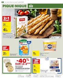 Prix et réduction Houmous dans le prospectus Carrefour en cours Offre Houmous dans le catalogue Carrefour du moment à la page 6