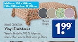 Vinyl-Tischdecke Angebote von HOME CREATION bei ALDI SÜD Homburg für 1,99 €