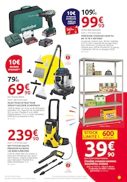 Prix et réduction Etagère En Métal dans le prospectus Mr.Bricolage en cours Offre Etagère En Métal dans le catalogue Mr.Bricolage du moment à la page 5