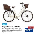 City-E-Bike Cita ER 1804 im aktuellen Prospekt bei ALDI SÜD in Esch