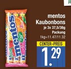 Kaubonbons von Mentos im aktuellen EDEKA Prospekt für 1,29 €