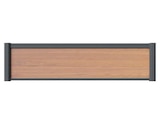 Panneau décor aluminium plaque en bois 1835 x 400mm "Almo" en promo chez Brico Dépôt Cannes à 119,00 €