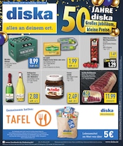 Aktueller diska Discounter Prospekt in Bad Lausick und Umgebung, "Alles günstig. Alles da. Alles an Deinem Ort." mit 12 Seiten, 23.09.2024 - 28.09.2024