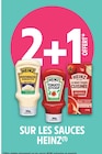 2+1 offert sur les sauces Heinz - HEINZ - Intermarché 2+1 offert sur les sauces Heinz - HEINZ dans le catalogue Intermarché