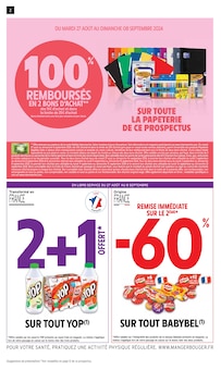 Prospectus Intermarché à Itteville, "LA RENTRÉE C'EST NUL ALORS ON VOUS LA REMBOURSE", 62 pages de promos valables du 27/08/2024 au 08/09/2024