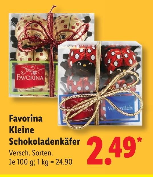 Kleine Schokoladenkäfer