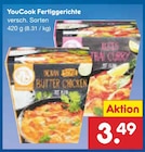 Butter Chicken oder Thai Curry Angebote von YouCook bei Netto Marken-Discount Gotha für 3,49 €