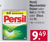 Waschmittel Pulver, Gel oder Discs von Persil im aktuellen Rossmann Prospekt