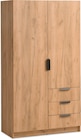 JYSK Kleiderschrank JENSLEV 96x176 2 Türen 3 Schubladen eiche von JYSK für 135,00 € bei JYSK im Angebot JYSK Kleiderschrank JENSLEV 96x176 2 Türen 3 Schubladen eiche von JYSK im aktuellen JYSK Prospekt
