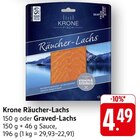 Räucher-Lachs Angebote von Krone bei E center Nürtingen für 4,49 €