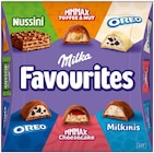 Alpenmilch oder Favourites Angebote von Milka bei REWE Beckum für 2,49 €