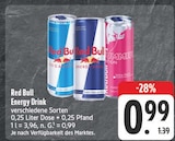 Aktuelle Red Bull Angebote bei EDEKA in Coburg Aktuelles Energy Drink Angebot bei EDEKA in Coburg ab 0,99 €