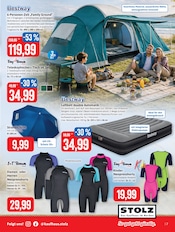 Zelt im Kaufhaus Stolz Prospekt in Greifswald Aktueller Kaufhaus Stolz Prospekt mit Zelt, "STOLZ. Das Kaufhaus im Norden.", Seite 7