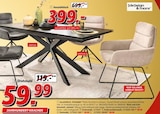 Esszimmermöbel im Segmüller Prospekt Esszimmermöbel von design & more im aktuellen Segmüller Prospekt für 59,99 €