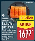 Lachsfiletportionen von Golden Seafood im aktuellen ALDI Nord Prospekt