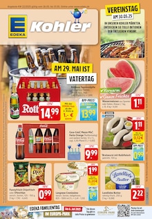 EDEKA Prospekt der Woche "Aktuelle Angebote" Seite 1, 26.05.2025 bis 31.05.2025 für Emmendingen Aktueller EDEKA Prospekt "Aktuelle Angebote" Seite 1 von 60 Seiten für Emmendingen