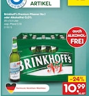 Premium Pilsener No.1 oder Alkoholfrei 0,0% im Angebot bei Netto Marken-Discount in Gronau Premium Pilsener No.1 oder Alkoholfrei 0,0% Angebote von Brinkhoff's bei Netto Marken-Discount Gronau für 10,99 €