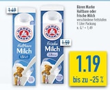 Aktuelles Haltbare oder Frische Milch Angebot bei diska in Leipzig ab 1,19 €