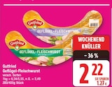 Geflügel-Fleischwurst von Gutfried für 2,22 € bei EDEKA im Angebot Geflügel-Fleischwurst von Gutfried im aktuellen EDEKA Prospekt