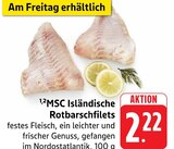 E center - MSC Isländische Rotbarschfilets Angebot im Prospekt MSC Isländische Rotbarschfilets bei E center im Prospekt "" für 2,22 €