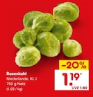Rosenkohl im Angebot bei Netto Marken-Discount in Mönchengladbach Rosenkohl Angebote bei Netto Marken-Discount Mönchengladbach für 1,19 €