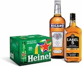 34% EN AVANTAGE CARTE SUR UNE SÉLECTION DE PRODUITS - LABEL 5 / RICARD / HEINEKEN en promo chez Intermarché Issy-les-Moulineaux