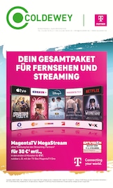 Fernseher im Detlef Coldewey GmbH Prospekt in Varel Aktueller Detlef Coldewey GmbH Prospekt mit Fernseher, "DEIN GESAMTPAKET FÜR FERNSEHEN UND STREAMING", Seite 1