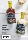 Deluxe Grillsaucen von Sansibar für 2,99 € bei Lidl im Angebot Deluxe Grillsaucen von Sansibar im aktuellen Lidl Prospekt