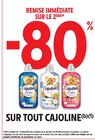 Promo -80% de remise immédiate sur le 2ème sur tout Cajoline à  dans le catalogue Intermarché Contact à Beaumont-du-Périgord