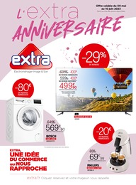 Prospectus Extra à Vaujours, "L'extra anniversaire", 8 pages, 09/05/2023 - 10/06/2023