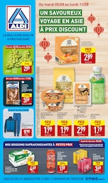 Prospectus Aldi, "UN SAVOUREUX VOYAGE EN ASIE À PRIX DISCOUNT",  pages, 05/08/2025 - 11/08/2025