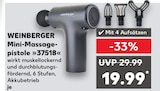 Kaufland Brück - Mini-Massagepistole »37518« Angebot im Prospekt Mini-Massagepistole »37518« bei Kaufland im Brück Prospekt für 19,99 €