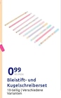 Bleistift- und Kugelschreiberset für 0,99 € bei Action im Angebot Bleistift- und Kugelschreiberset im aktuellen Action Prospekt