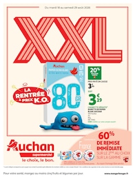 Prospectus Auchan Supermarché à Viuz-en-Sallaz, "XXL", 24 pages, 18/08/2026 - 29/08/2026