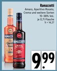 Amaro, Aperitivo Rosato, Crema und weitere Sorten von Ramazzotti im aktuellen EDEKA Prospekt für 9,99 €