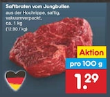 Saftbraten vom Jungbullen für 1,29 € bei Netto Marken-Discount im Angebot Saftbraten vom Jungbullen im aktuellen Netto Marken-Discount Prospekt