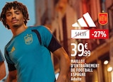 Maillot d'entraînement de football espagne - ADIDAS - Intersport à Montpellier Maillot d'entraînement de football espagne - ADIDAS en promo chez Intersport Montpellier à 39,99 €