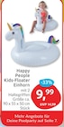 Kids-Floater Einhorn von Happy People für 9,99 € bei budni im Angebot Kids-Floater Einhorn von Happy People im aktuellen budni Prospekt