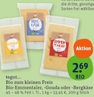 Aktuelle Käse Angebote bei tegut in Mannheim Aktuelles Bio-Emmentaler Angebot bei tegut in Mannheim ab 2,69 €