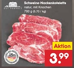 Aktuelles Schweine-Nackenkoteletts Angebot bei Netto Marken-Discount in Aachen ab 3,99 €