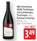 Trollinger mit Lemberger Angebote von Württemberg WZG bei EDEKA Ravensburg für 3,49 €